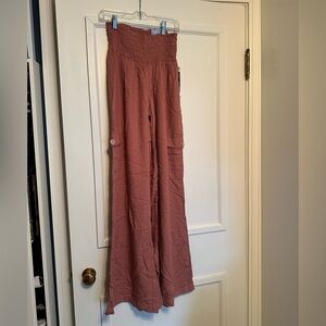 Rewash Dusty Pink/Rose Wide Leg Pants, Size S, NWT